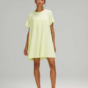 Lululemon All Yours Tee Dress Crispin Green